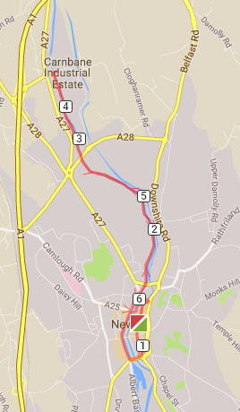 10 mile run route